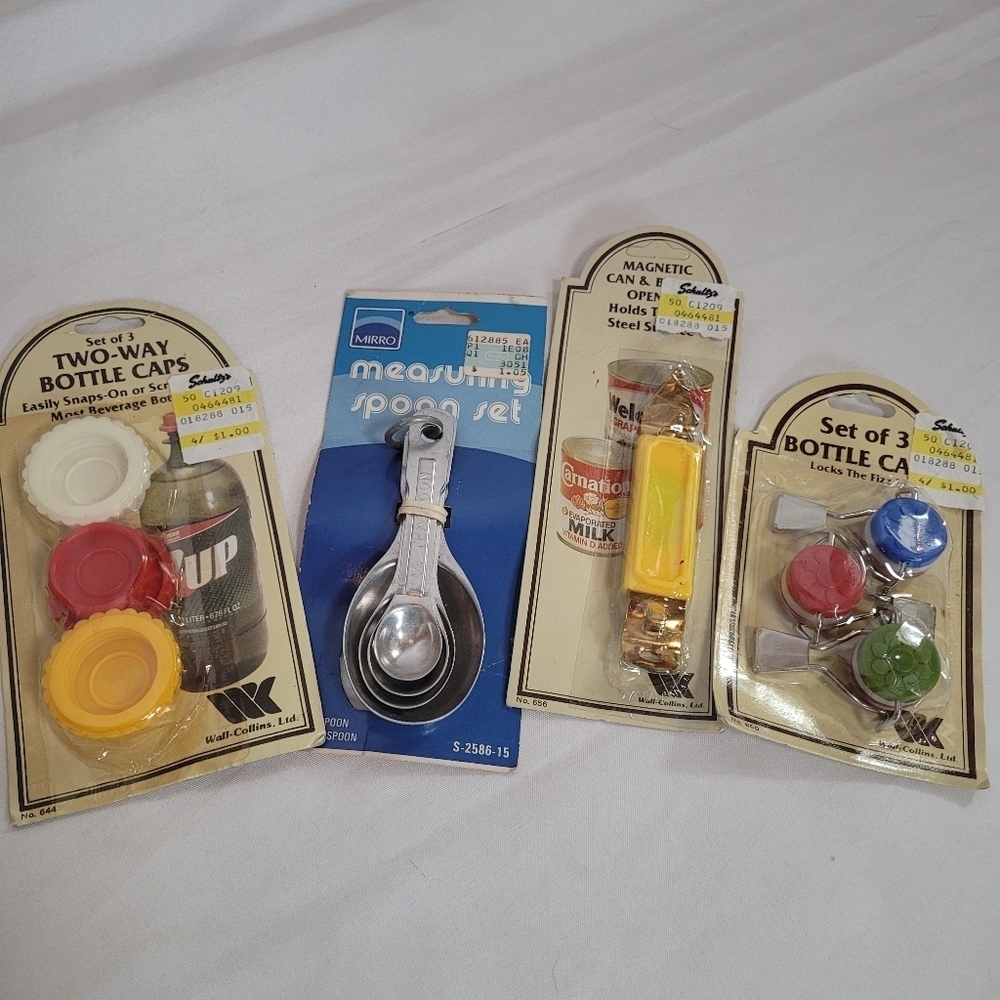 Vintage Lot of 4 Kitchen Utensils New In Package